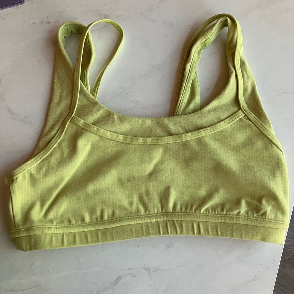 Lululemon Lime Green Sports Bra